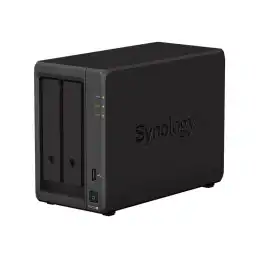 Synology Disk Station - Serveur NAS - 2 Baies - RAID RAID 0, 1, JBOD - RAM 2 Go - Gigabit Ethernet - iSCSI s... (DS723+)_1